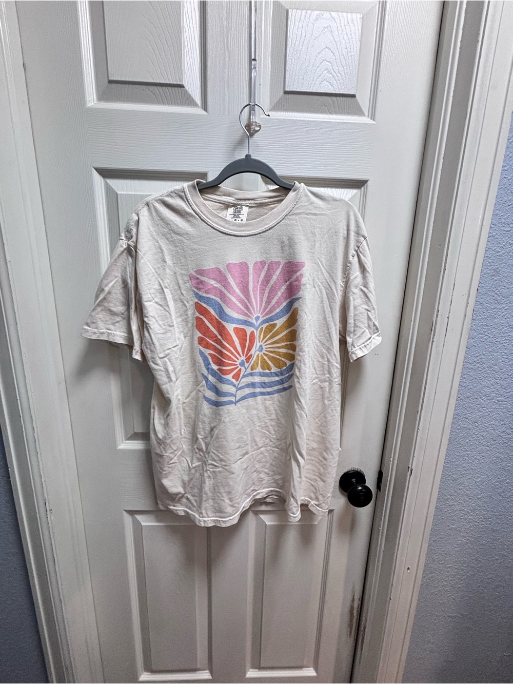 Comfort Colors Cream Short-Sleeve Cotton Tee